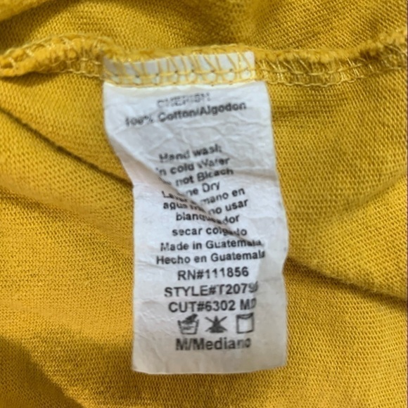 Cherish Yellow Sweater with Front Pocket - Picture 4 of 4